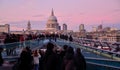 London Millennium Footbridge, is a steelÃÂ suspension bridgeÃÂ for pedestrians crossing theÃÂ River ThamesÃÂ inÃÂ London,